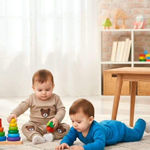 ست بادی و شلوار پنبه تدی