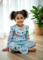 ست راحتی ریلی اسکاتلندی با شلوار بوت کات - Image 2