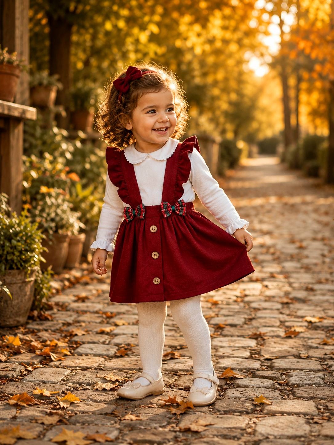file_0000000019e481f4a531cd3c7e027ba4 ست سارافون و بلوز دخترانه - Image 1