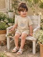 تیشرت شلوارک پنبه راحتی چاپی - Image 9
